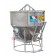 Conical concrete bucket with central unloading in aluminium capacity up to 1300 kg