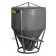 Conical concrete bucket with central unloading capacity up to 2200 kg