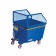 Forklift tipping skip with 4 wheels Jumbo capacity 900-1000 kg