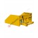 Forklift tipping skip with ground loading capacity up to 2470 kg