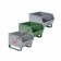 Open fronted metal storage box with skids on long side 520/450 x 450 H 390