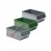 Open fronted metal storage box with crossbar 500/450 x 300 H 200 