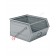 Open fronted metal storage box with crossbar 520/450 x 450 H 300 