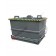 Drop bottom opening skip for contruction sector with single caseback capacity 5100 kg 