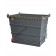 Drop bottom opening skip for contruction sector with single caseback capacity 6800 kg 
