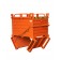 Drop bottom opening skip with two doors and short side opening lever capacity 2000 kg