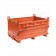Drop bottom opening skip with two doors capacity 2000 kg