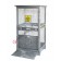 Gas cage in galvanized steel with basement