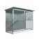 Gas cage in galvanized steel with supporting frame 3180 x 1600 mm