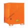 IBC storage cabinet in painted steel 1350 x 1660 x 1900 mm with spill pallet
