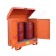 Drum storage cabinet in painted steel 1350 x 850 mm with spill pallet for 2 x 200 lt drums