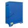 Drum storage cabinet in galvanized painted steel 1360 x 920 x 1845 mm with spill pallet for 2 x 200 lt drums