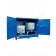 IBC storage cabinet in galvanized painted steel 2875 x 2020 x 2345 mm with spill pallet