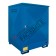 Drum storage cabinet in galvanized painted steel 1360 x 920 x 1845 mm with spill pallet in stainless steel