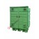 Drum storage cabinet in polyethylene 1540 x 1000 x 1940 mm with spill pallet for 2 drums