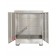 Drum storage cabinet in galvanized steel 1410 x 950 x 1680 mm with spill pallet for 2 x 200 lt drums