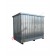 Modulcontainer for floor tanks in steel with spill pallet and swing doors group size 1