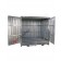 Modulcontainer for floor tanks in steel with spill pallet and swing doors group size 2