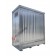 Modulcontainer for tanks on shelf in steel with spill pallet and sliding doors group size 2