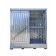 Modulcontainer for tanks on shelf in steel with spill pallet and sliding doors group size 2