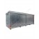 Modulcontainer open space in steel with spill pallet and sliding doors group size 1