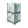 Big bag rack in galvanized steel with dismountable structure 1070 x 1070 x 1350 mm