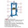 Manual hydraulic shop press Fervi P001/30 capacity 30t 