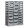Shelving euro container 1390 x 600 H 2010 mm with 29 euroboxes 600 x 400 mm