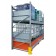 Metal storage shelves with spill pallet for 6 1000 lt IBCs on 2 levels