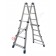 Multi purpose ladder extendable foldable aluminium Briko Blue