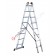 Extension ladder 2-ramps professional Euro