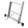 Combination ladder 2 ramps professional with rope Euro stabilizer