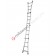 Multi purpose ladder extendable foldable aluminium Eurobriko