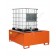 Ibc pallet 1000 lt in painted steel with grid 1350 x 1650 x 640 mm