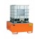IBC pallet in painted steel with grid and removable splash guard sides 1340 x 1650 x 1780 mm