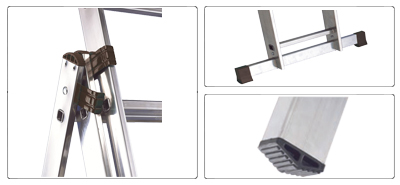 Accessories triple extension ladder 3-ramps semi-professional Universal